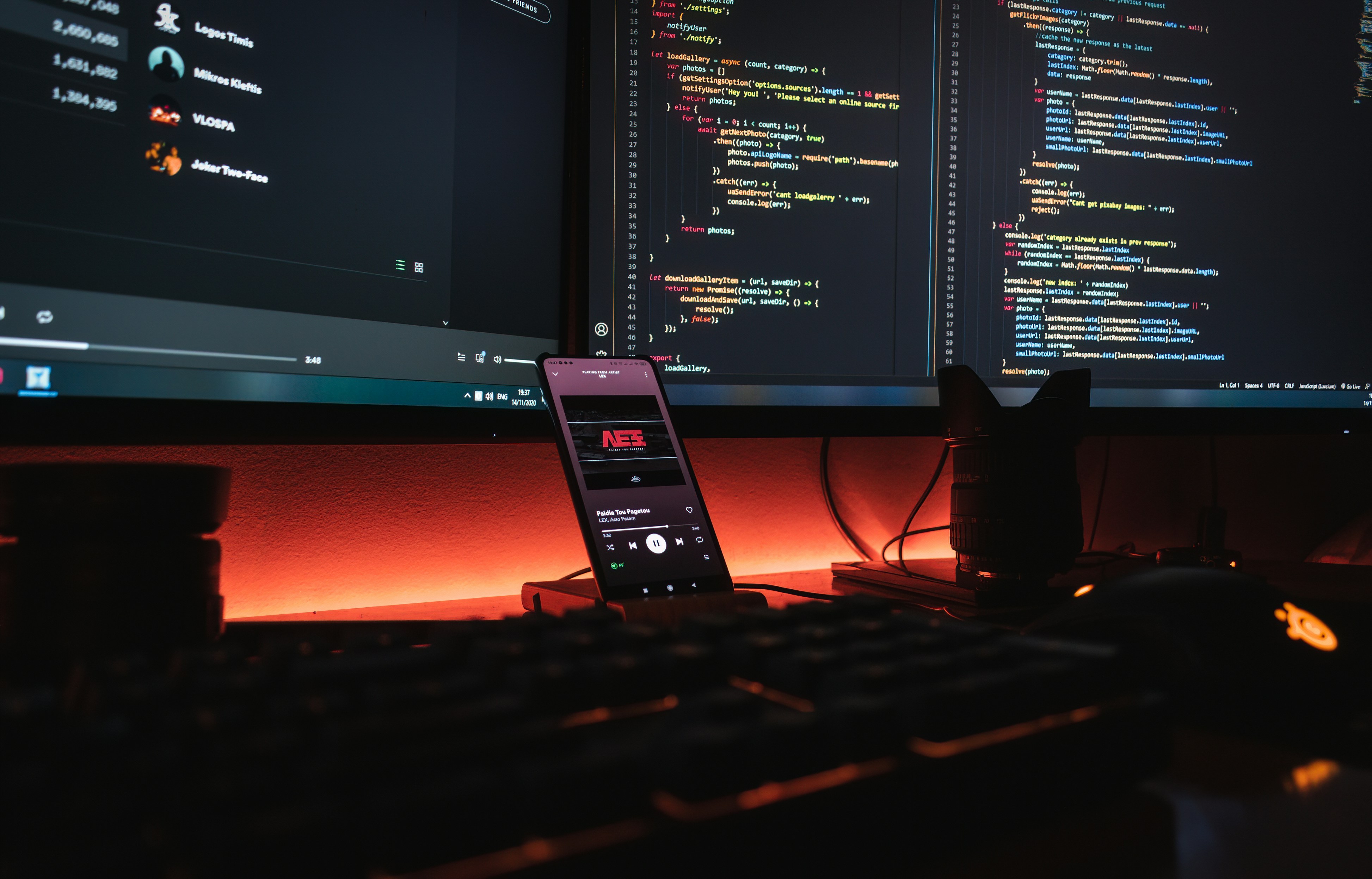 Developers working